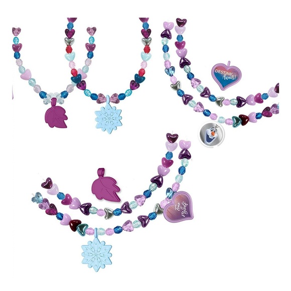 Disney Frozen❄️2 Forever Friends Best Friends Jewelry💎Activity with 300 Beads - Picture 4 of 8